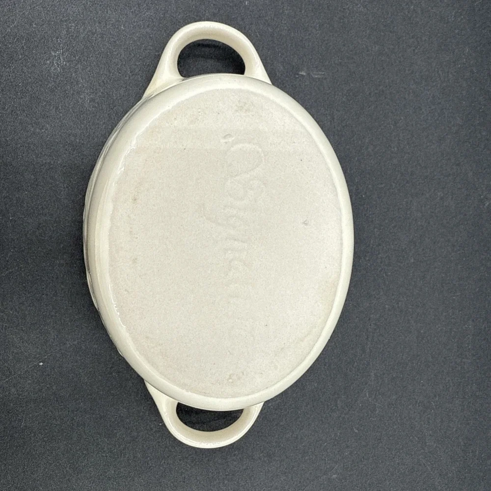 Vintage SIGNATURE Pottery Small Crock w/Lid 5‎ 3/4
